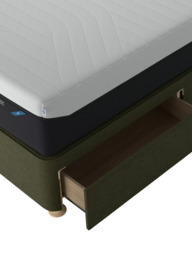 TEMPUR® Suffolk Adjustable Disc Continental 2 Drawer Divan Base, Single - thumbnail 6