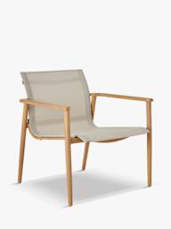 John Lewis OUTLET Sahara Garden Lounge Chair, Like New, Mocha - thumbnail 1