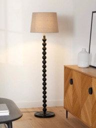 John Lewis Bobbin Floor Lamp, Black - thumbnail 2