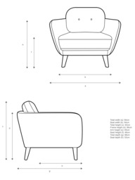 John Lewis Arlo Armchair - thumbnail 2