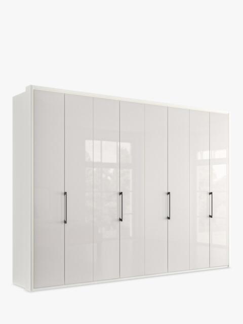 John Lewis Osaka 3m Bi-Fold Wardrobe with 8 Glass Doors - image 1