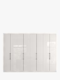 John Lewis Osaka 3m Bi-Fold Wardrobe with 8 Glass Doors - thumbnail 4