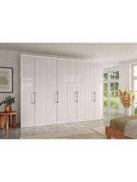 John Lewis Osaka 3m Bi-Fold Wardrobe with 8 Glass Doors - thumbnail 2