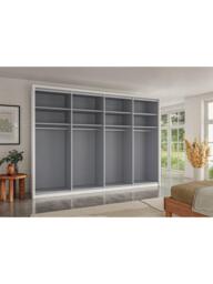 John Lewis Osaka 3m Bi-Fold Wardrobe with 8 Glass Doors - thumbnail 5