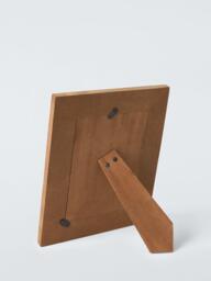John Lewis Floral Mango Wood Inlay Photo Frame, Cream/Brown - thumbnail 3