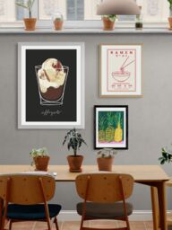 EAST END PRINTS Anek 'Affogato' Framed Print - thumbnail 2