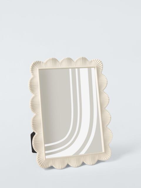 John Lewis Shell Edge Photo Frame, Ivory - image 1