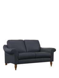 John Lewis Camber Small 2 Seater Leather Sofa, Light Leg - thumbnail 1