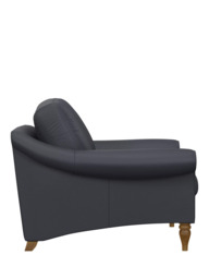 John Lewis Camber Small 2 Seater Leather Sofa, Light Leg - thumbnail 3