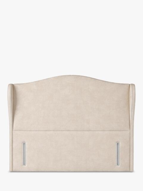 John Lewis Alderly Winged Full Depth Upholstered Headboard, Double