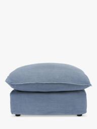 John Lewis x Sophie Conran Cocobella Footstool, Light Leg - thumbnail 1