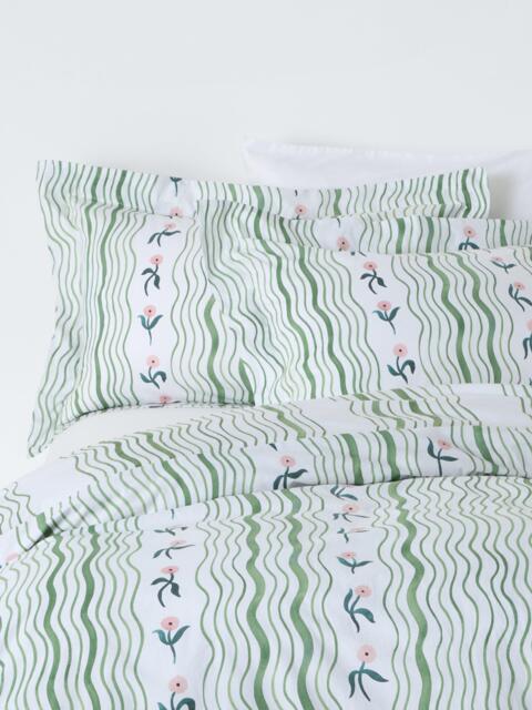 John Lewis x Anine Cecilie Iversen Ribbon Duvet Cover Set, Multi - image 1