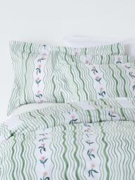 John Lewis x Anine Cecilie Iversen Ribbon Duvet Cover Set, Multi - thumbnail 1