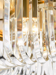 Där Sigourney Crystal Flush Ceiling Light - thumbnail 4
