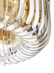 Där Sigourney Crystal Flush Ceiling Light - thumbnail 5