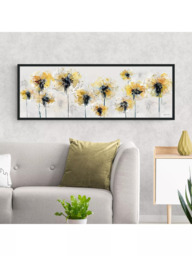 John Lewis Green Lili 'Fields Of Gold' Framed Canvas Print, 44 x 124cm, Yellow/Multi - thumbnail 2