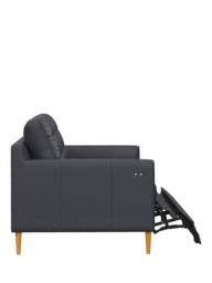 John Lewis Draper II Motion Large 3 Seater Leather Sofa, Light Leg - thumbnail 3