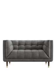 At The Helm Grace Small 2 Seater Leather Sofa - thumbnail 1