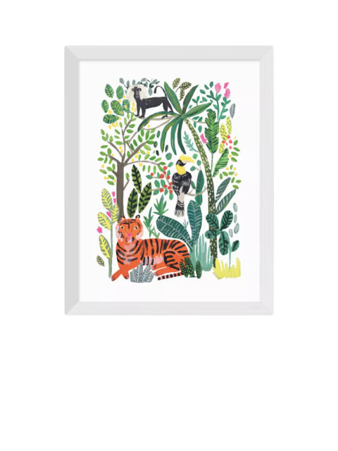 EAST END PRINTS Darcie Olley 'Indian Jungle' Framed Print