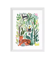 EAST END PRINTS Darcie Olley 'Indian Jungle' Framed Print