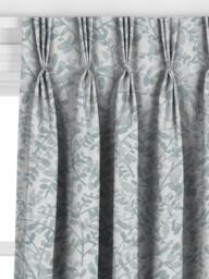 John Lewis Marlyn Leaf Made to Measure Curtains or Roman Blind, Blue - thumbnail 6
