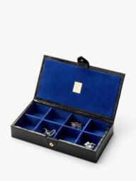 Aspinal of London Croc Leather Cufflinks Box - thumbnail 2
