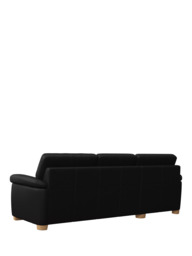 John Lewis Camden LHF Chaise Leather Sofa Bed, Light Leg - thumbnail 4