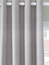 John Lewis Basket Weave Pair Blackout/Thermal Lined Eyelet Curtains - thumbnail 1