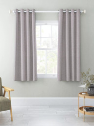John Lewis Basket Weave Pair Blackout/Thermal Lined Eyelet Curtains - thumbnail 4