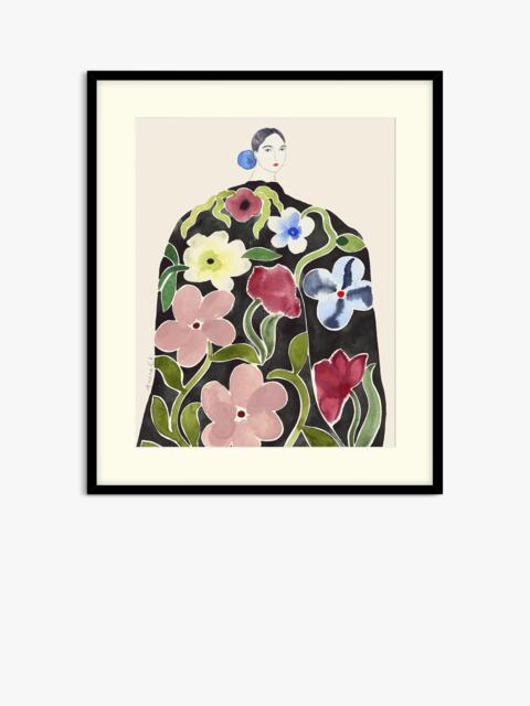 John Lewis La Poire 'Rose Coat' Framed Print & Mount, Pink/Green - image 1