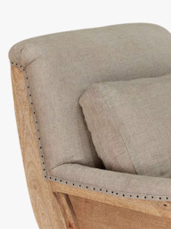Nkuku Abe Linen Armchair - thumbnail 6