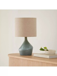 west elm Asymmetry Ceramic Table Lamp, Green Jade - thumbnail 2