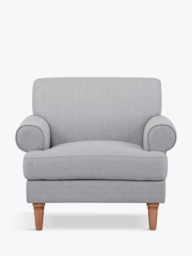John Lewis ANYDAY Scroll II Armchair, Light Leg - thumbnail 1