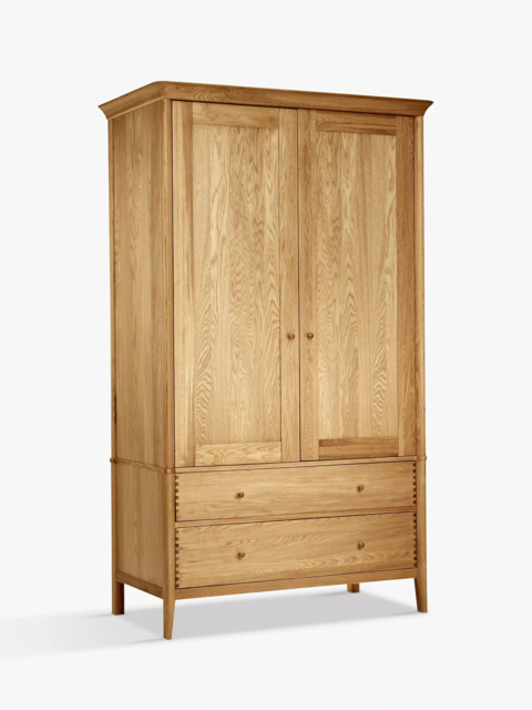 John Lewis Essence Double Wardrobe, Oak - image 1