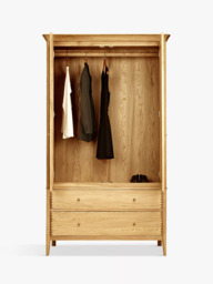 John Lewis Essence Double Wardrobe, Oak - thumbnail 4