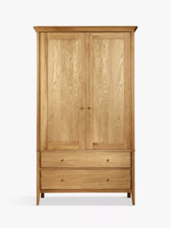 John Lewis Essence Double Wardrobe, Oak - thumbnail 3