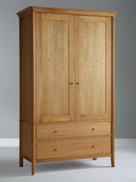 John Lewis Essence Double Wardrobe, Oak - thumbnail 2