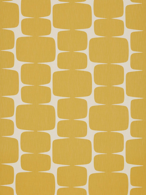 Scion Lohko Made to Measure Curtains or Roman Blind, Honey/Paper