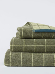 John Lewis Tonal Check Towels - thumbnail 5