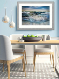 John Lewis William Vanscoy 'All I Have To Give' Embellished Framed Print, 84 x 110cm, Blue/Grey - thumbnail 3