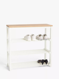 John Lewis Modern Country 4 Tier Shoe Rack - thumbnail 2