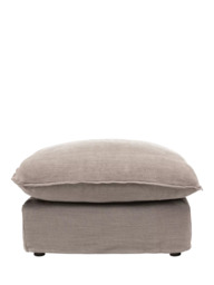 John Lewis x Sophie Conran Cocobella Footstool, Light Leg - thumbnail 1