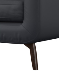 John Lewis Barbican LHF Corner End Leather Sofa, Dark Leg - thumbnail 6