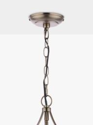 Laura Ashley Allerford Pendant Ceiling Light, Satin Bronze - thumbnail 5