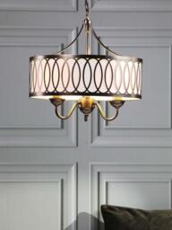 Laura Ashley Allerford Pendant Ceiling Light, Satin Bronze - thumbnail 2