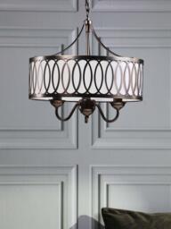 Laura Ashley Allerford Pendant Ceiling Light, Satin Bronze - thumbnail 3