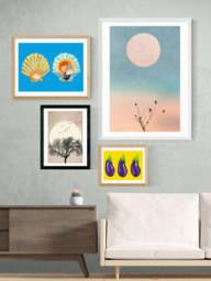 EAST END PRINTS Kubistika 'Dreamers' Framed Print - thumbnail 2