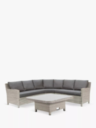 KETTLER Palma Grande 6-Seater Corner Garden Lounging/Dining Set with Glass Top High/Low Table - thumbnail 2
