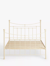 Wrought Iron And Brass Bed Co. Lily Iron Bed Frame, King Size - thumbnail 3