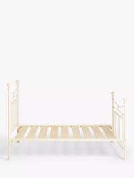 Wrought Iron And Brass Bed Co. Lily Iron Bed Frame, King Size - thumbnail 2